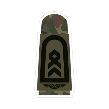 LA OS5 34 Stabsfeldwebel (Military Rank) STICKER Vinyl Kiss-Cut Decal 4 Inch White - The Sticker Space