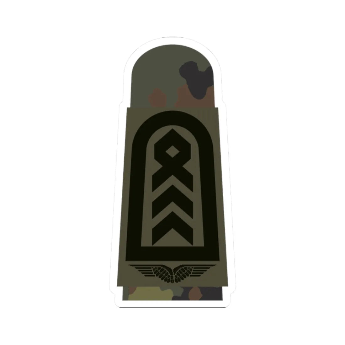LA OS5 35 Oberstabsfeldwebel (Military Rank) STICKER Vinyl Kiss-Cut Decal 2 Inch White - The Sticker Space