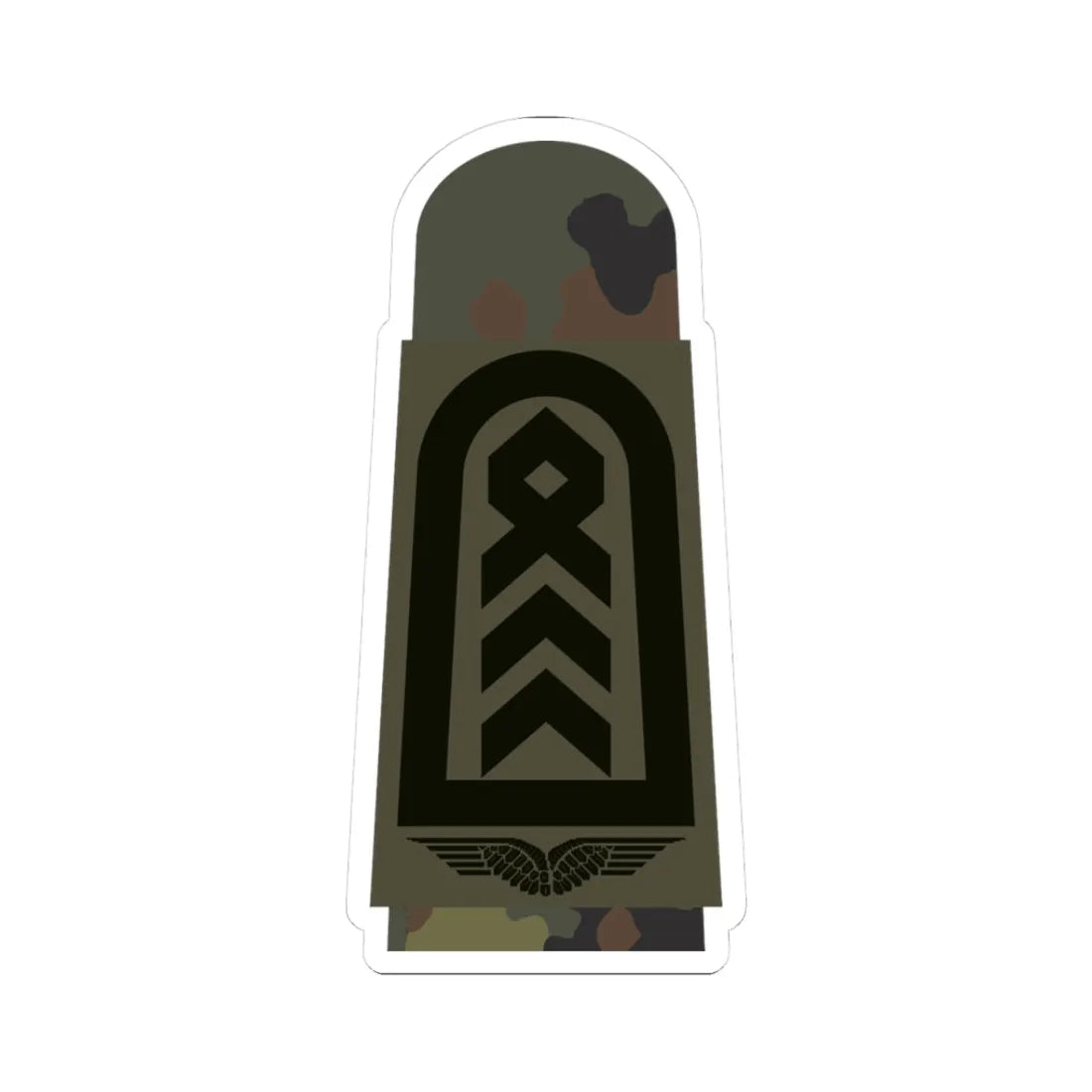 LA OS5 35 Oberstabsfeldwebel (Military Rank) STICKER Vinyl Kiss-Cut Decal 3 Inch White - The Sticker Space