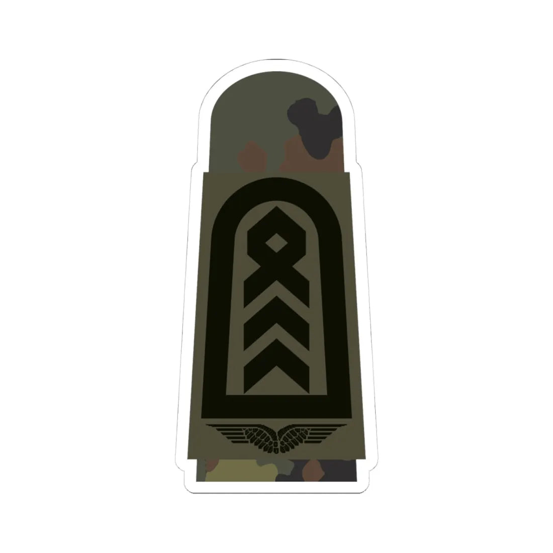 LA OS5 35 Oberstabsfeldwebel (Military Rank) STICKER Vinyl Kiss-Cut Decal 4 Inch White - The Sticker Space