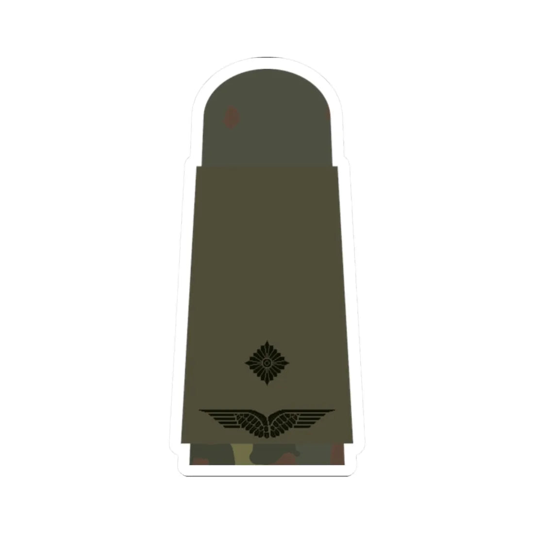 LA OS5 41 Leutnant (Military Rank) STICKER Vinyl Kiss-Cut Decal 2 Inch White - The Sticker Space