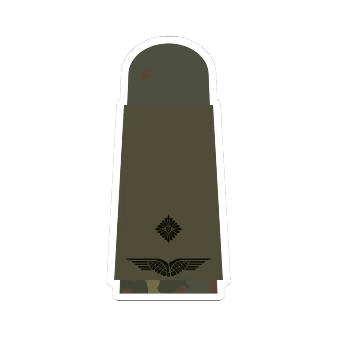 LA OS5 41 Leutnant (Military Rank) STICKER Vinyl Kiss-Cut Decal 3 Inch White - The Sticker Space