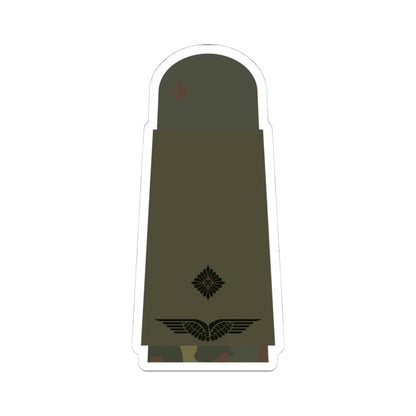 LA OS5 41 Leutnant (Military Rank) STICKER Vinyl Kiss-Cut Decal 4 Inch White - The Sticker Space