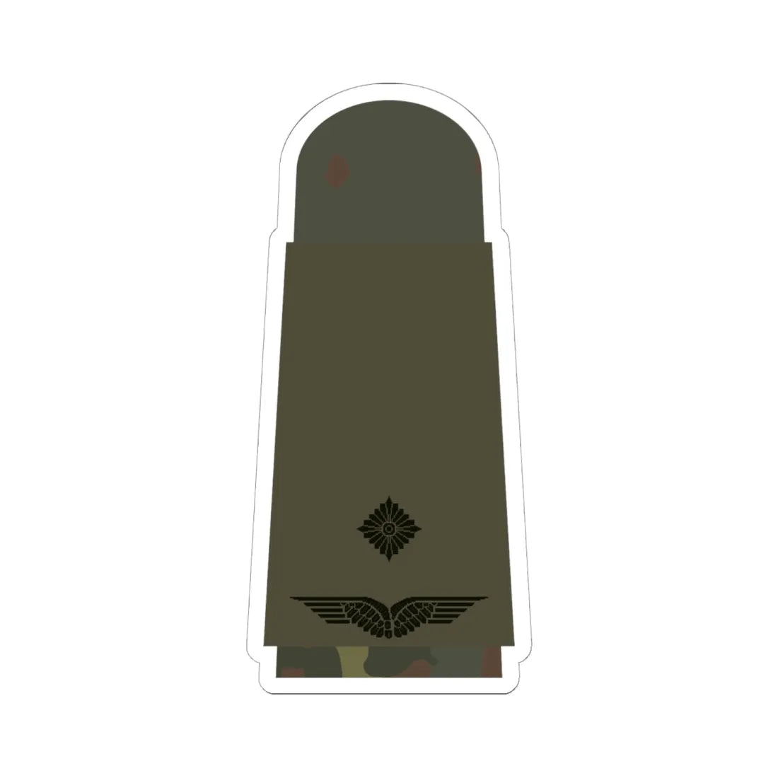 LA OS5 41 Leutnant (Military Rank) STICKER Vinyl Kiss-Cut Decal 6 Inch White - The Sticker Space