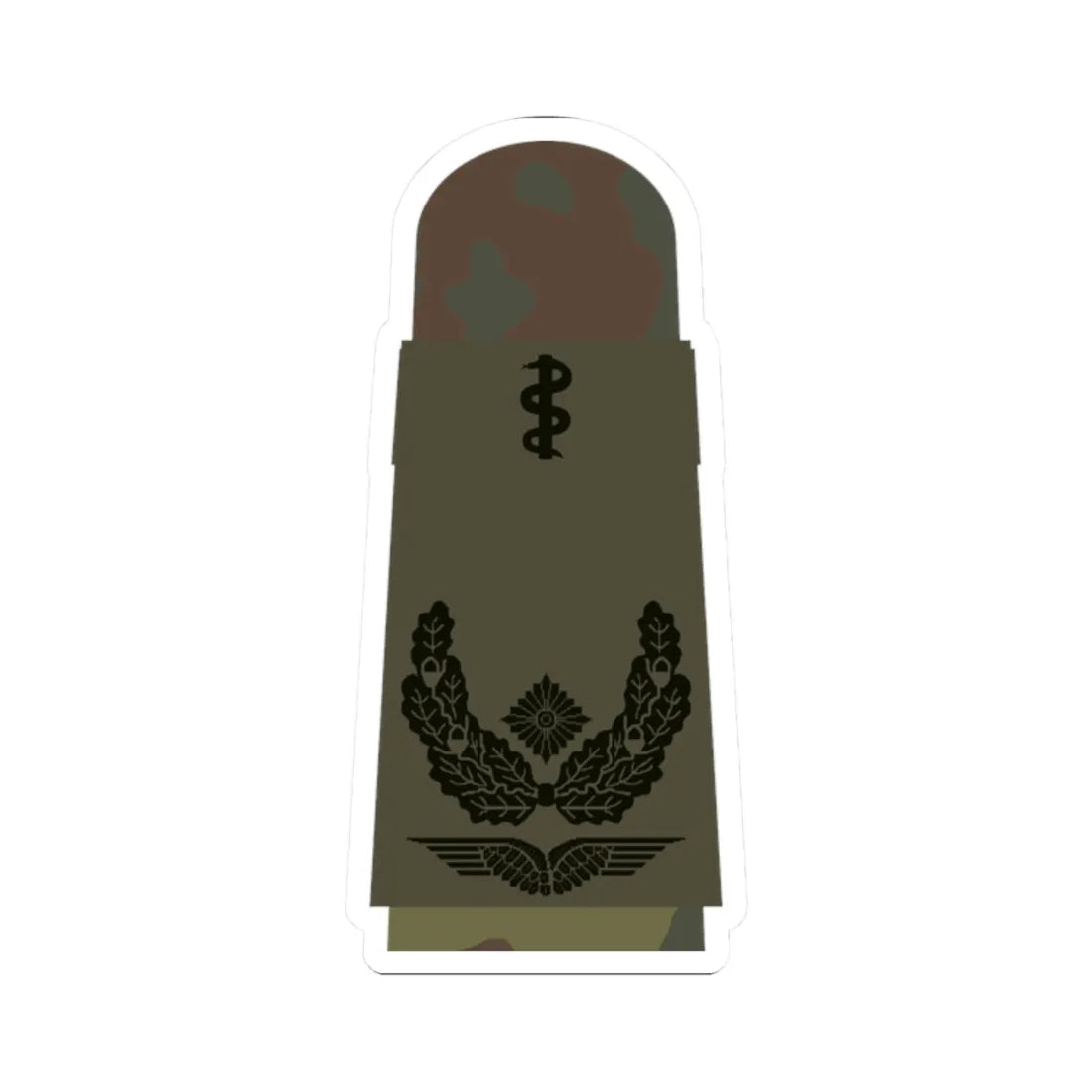 LA OS5 51b Oberstabsarzt HM L (Military Rank) STICKER Vinyl Kiss-Cut Decal 2 Inch White - The Sticker Space