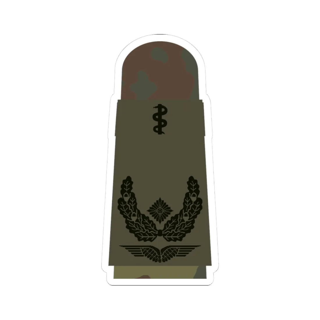 LA OS5 51b Oberstabsarzt HM L (Military Rank) STICKER Vinyl Kiss-Cut Decal 3 Inch White - The Sticker Space