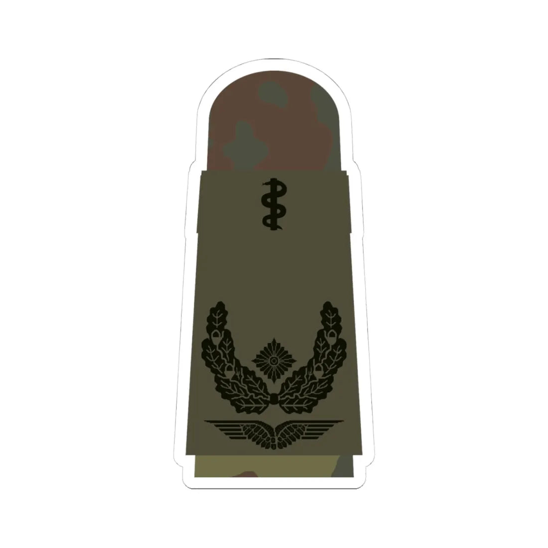 LA OS5 51b Oberstabsarzt HM L (Military Rank) STICKER Vinyl Kiss-Cut Decal 4 Inch White - The Sticker Space