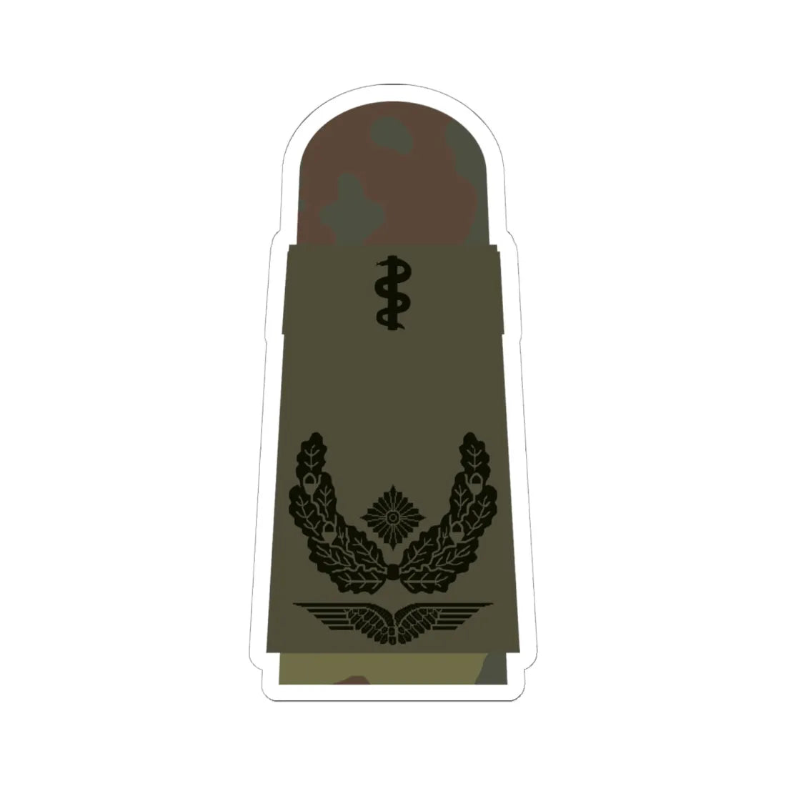 LA OS5 51b Oberstabsarzt HM L (Military Rank) STICKER Vinyl Kiss-Cut Decal 6 Inch White - The Sticker Space