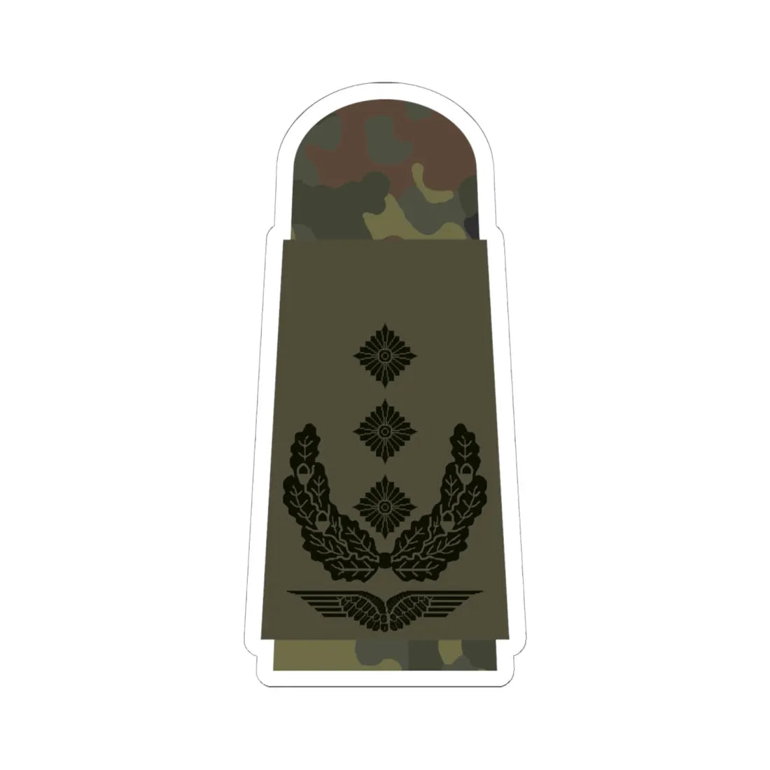 LA OS5 53 Oberst (Military Rank) STICKER Vinyl Kiss-Cut Decal 6 Inch White - The Sticker Space