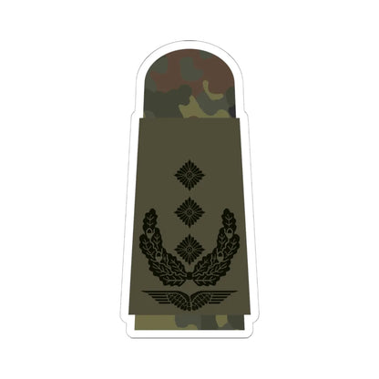 LA OS5 53 Oberst (Military Rank) STICKER Vinyl Kiss-Cut Decal 6 Inch White - The Sticker Space