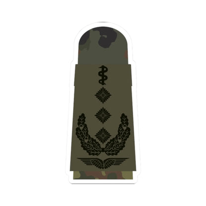 LA OS5 53b Oberstarzt HM L (Military Rank) STICKER Vinyl Kiss-Cut Decal 2 Inch White - The Sticker Space