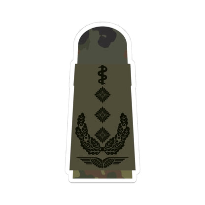 LA OS5 53b Oberstarzt HM L (Military Rank) STICKER Vinyl Kiss-Cut Decal 4 Inch White - The Sticker Space