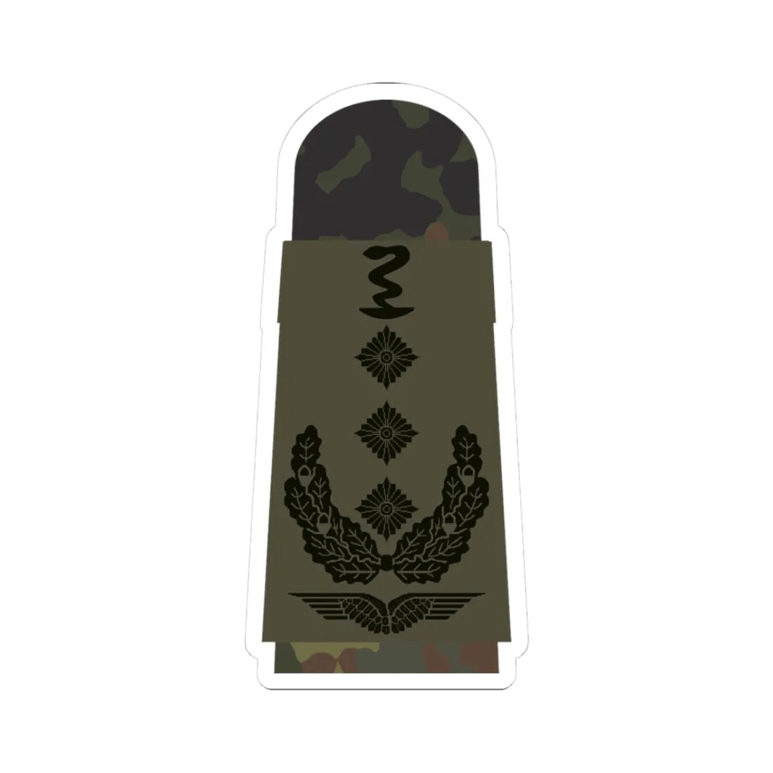 LA OS5 53d Oberstapotheker PH L (Military Rank) STICKER Vinyl Kiss-Cut Decal 3 Inch White - The Sticker Space