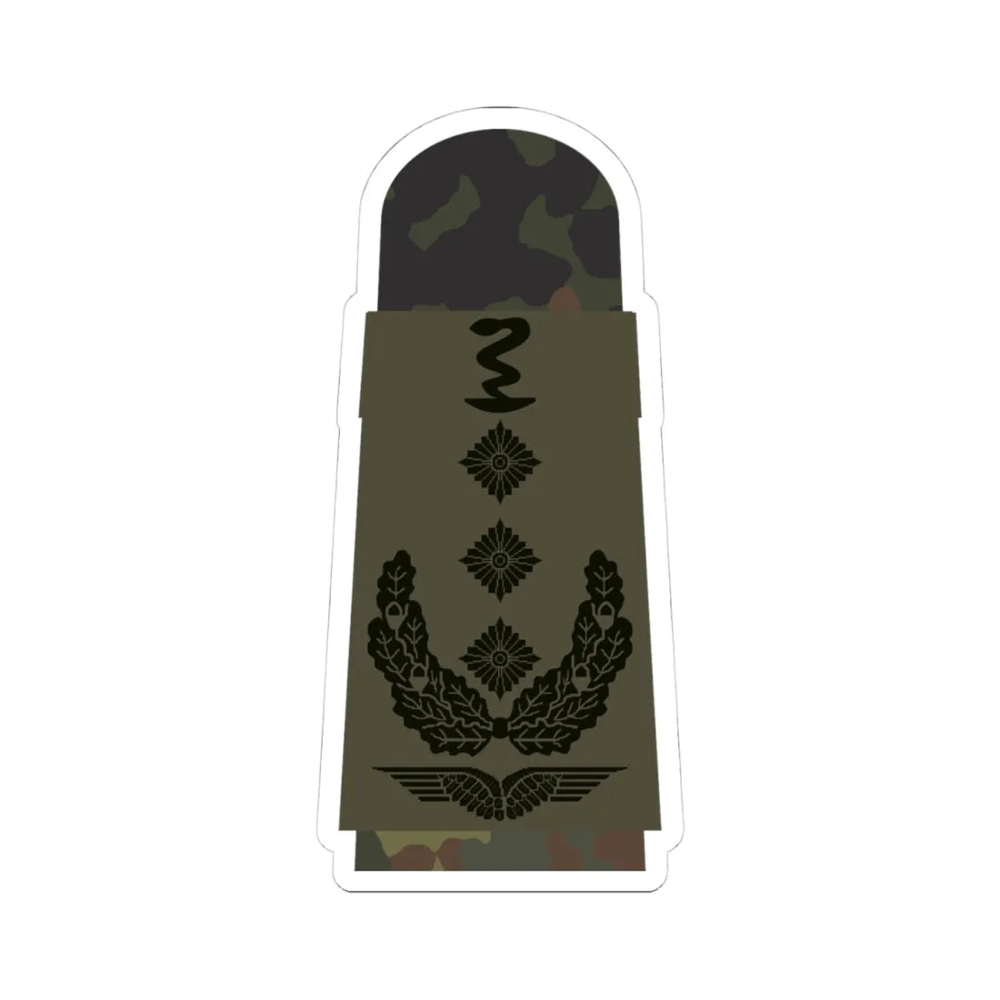 LA OS5 53d Oberstapotheker PH L (Military Rank) STICKER Vinyl Kiss-Cut Decal 4 Inch White - The Sticker Space