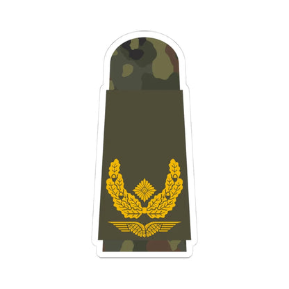 LA OS5 61 Brigadegeneral (Military Rank) STICKER Vinyl Kiss-Cut Decal 4 Inch White - The Sticker Space