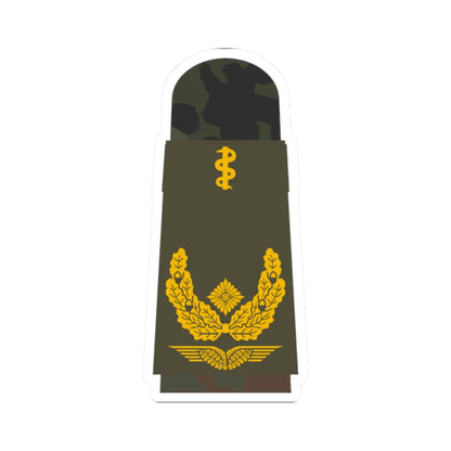 LA OS5 61b Generalarzt HM L (Military Rank) STICKER Vinyl Kiss-Cut Decal 2 Inch White - The Sticker Space