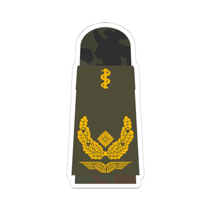 LA OS5 61b Generalarzt HM L (Military Rank) STICKER Vinyl Kiss-Cut Decal 6 Inch White - The Sticker Space