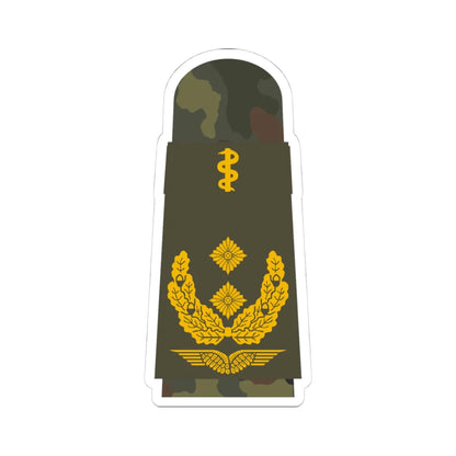 LA OS5 62b Generalstabsarzt HM L (Military Rank) STICKER Vinyl Kiss-Cut Decal 4 Inch White - The Sticker Space