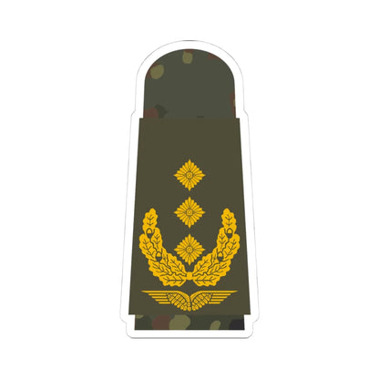 LA OS5 63 Generalleutnant (Military Rank) STICKER Vinyl Kiss-Cut Decal 4 Inch White - The Sticker Space