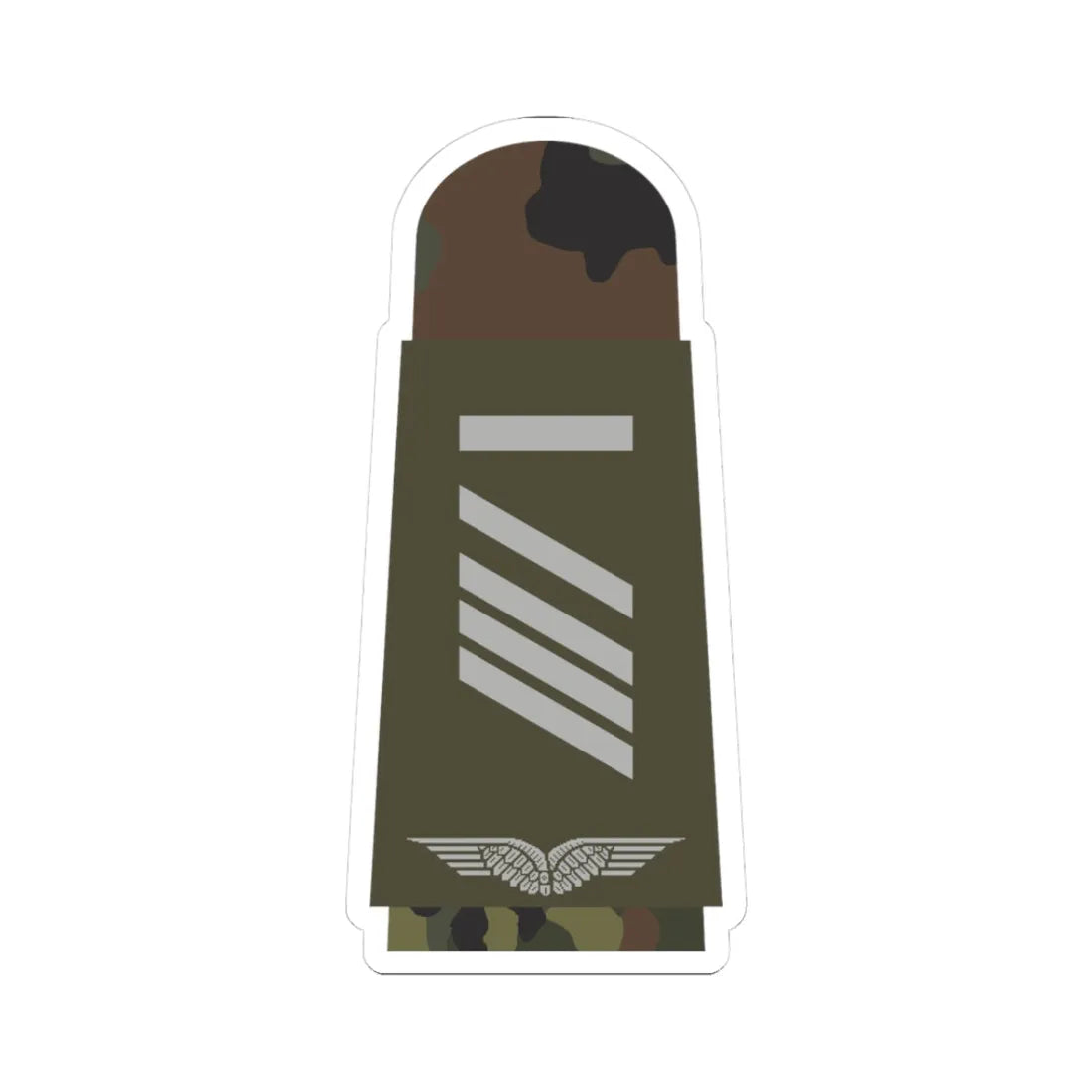 LA OW5 15 Stabsgefreiter UA R (Military Rank) STICKER Vinyl Kiss-Cut Decal 3 Inch White - The Sticker Space