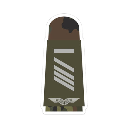 LA OW5 15 Stabsgefreiter UA R (Military Rank) STICKER Vinyl Kiss-Cut Decal 3 Inch White - The Sticker Space
