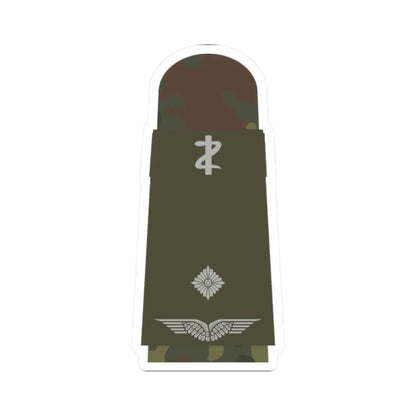 LA OW5 41 Leutnant SanOA ZM L (Military Rank) STICKER Vinyl Kiss-Cut Decal 2 Inch White - The Sticker Space
