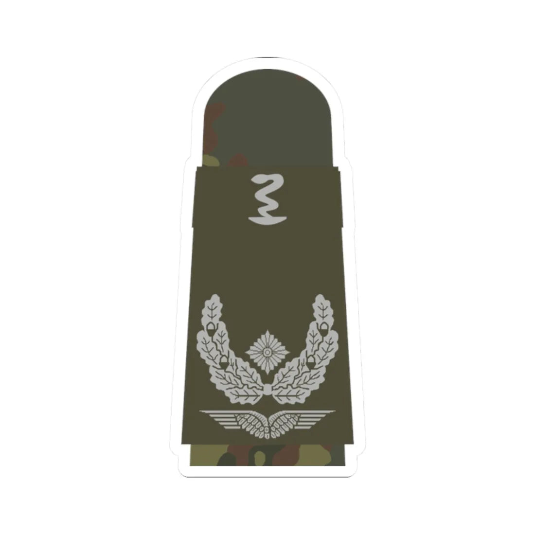 LA OW5 51d Oberstabsapotheker PH L (Military Rank) STICKER Vinyl Kiss-Cut Decal 2 Inch White - The Sticker Space