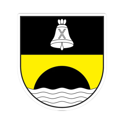 La Punt-Chamues-ch wappen (Switzerland) (Coat of Arms) STICKER Vinyl Kiss-Cut Decal 3 Inch White - The Sticker Space