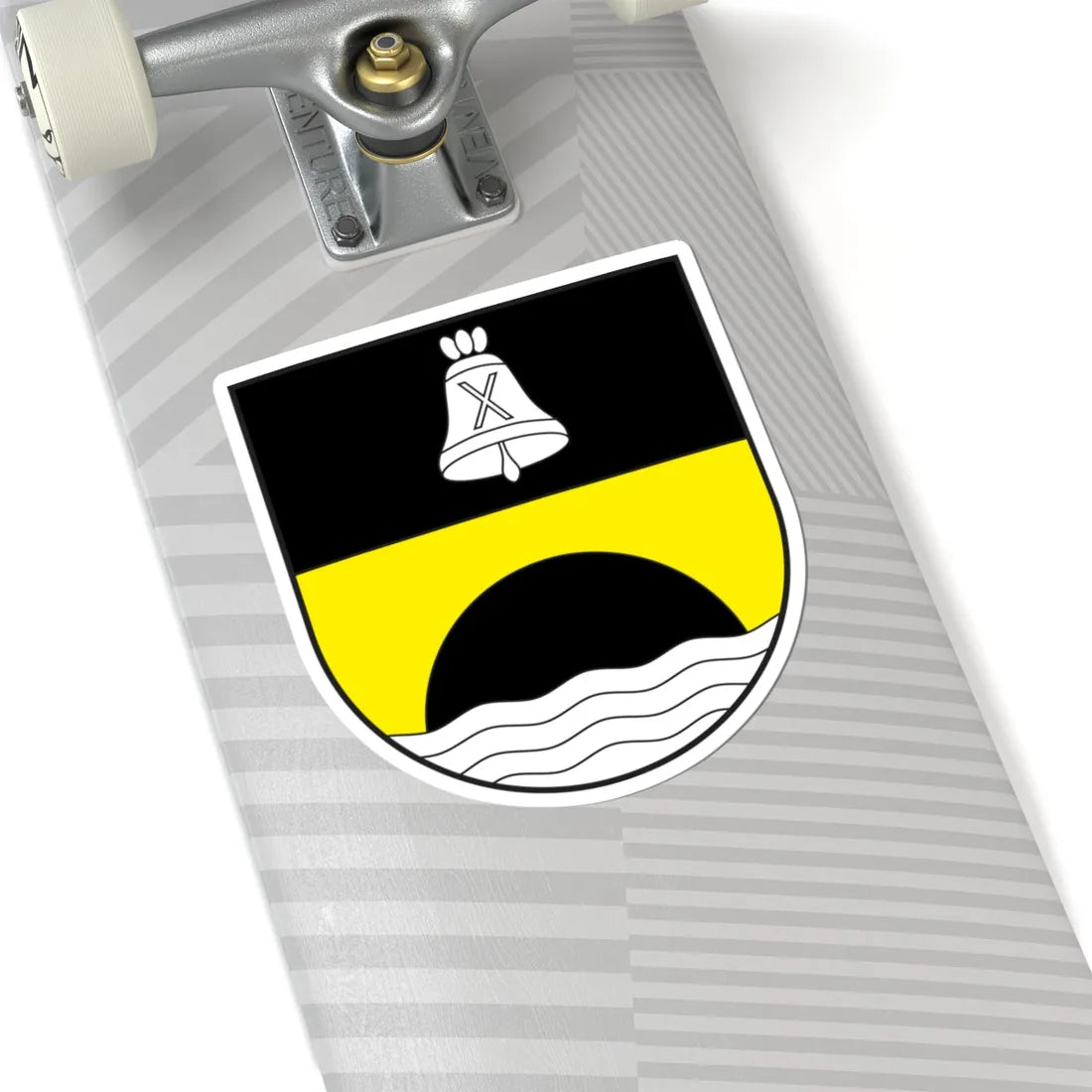 La Punt-Chamues-ch wappen (Switzerland) (Coat of Arms) STICKER Vinyl Kiss-Cut Decal - The Sticker Space