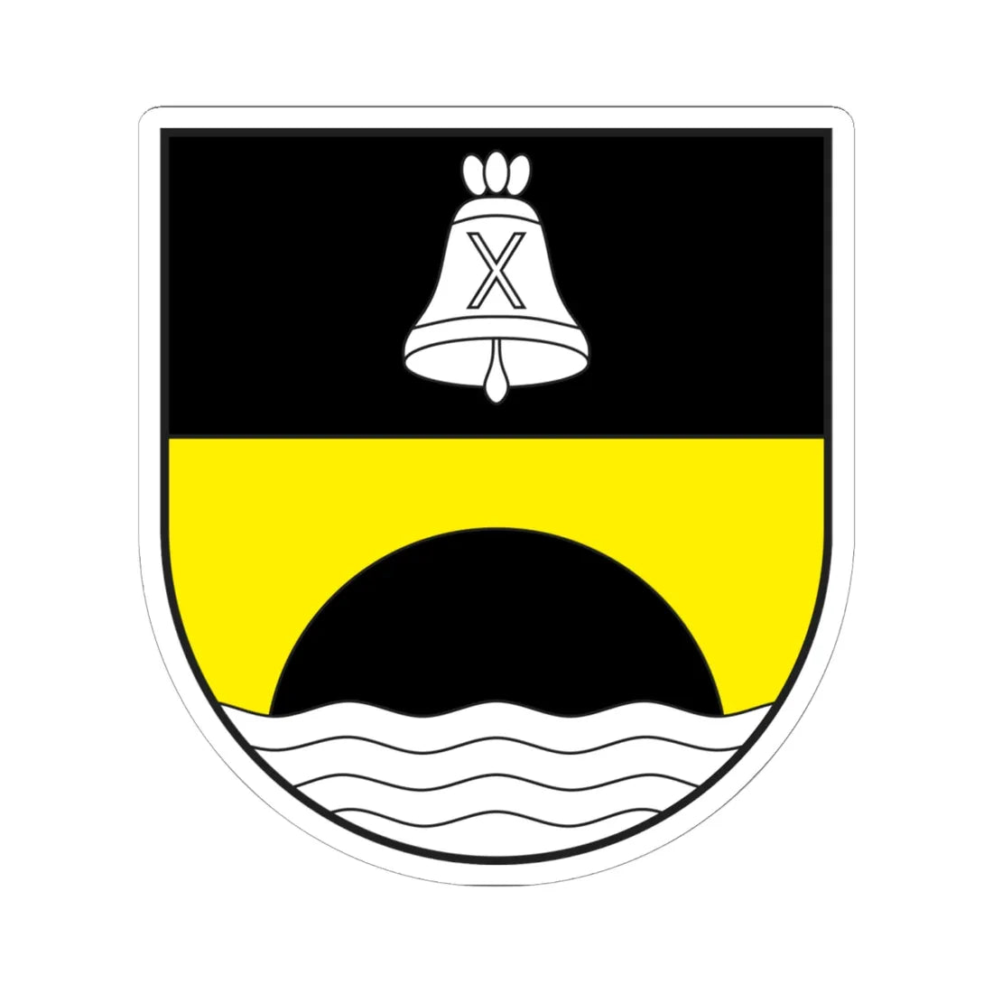 La Punt-Chamues-ch wappen (Switzerland) (Coat of Arms) STICKER Vinyl Kiss-Cut Decal - The Sticker Space