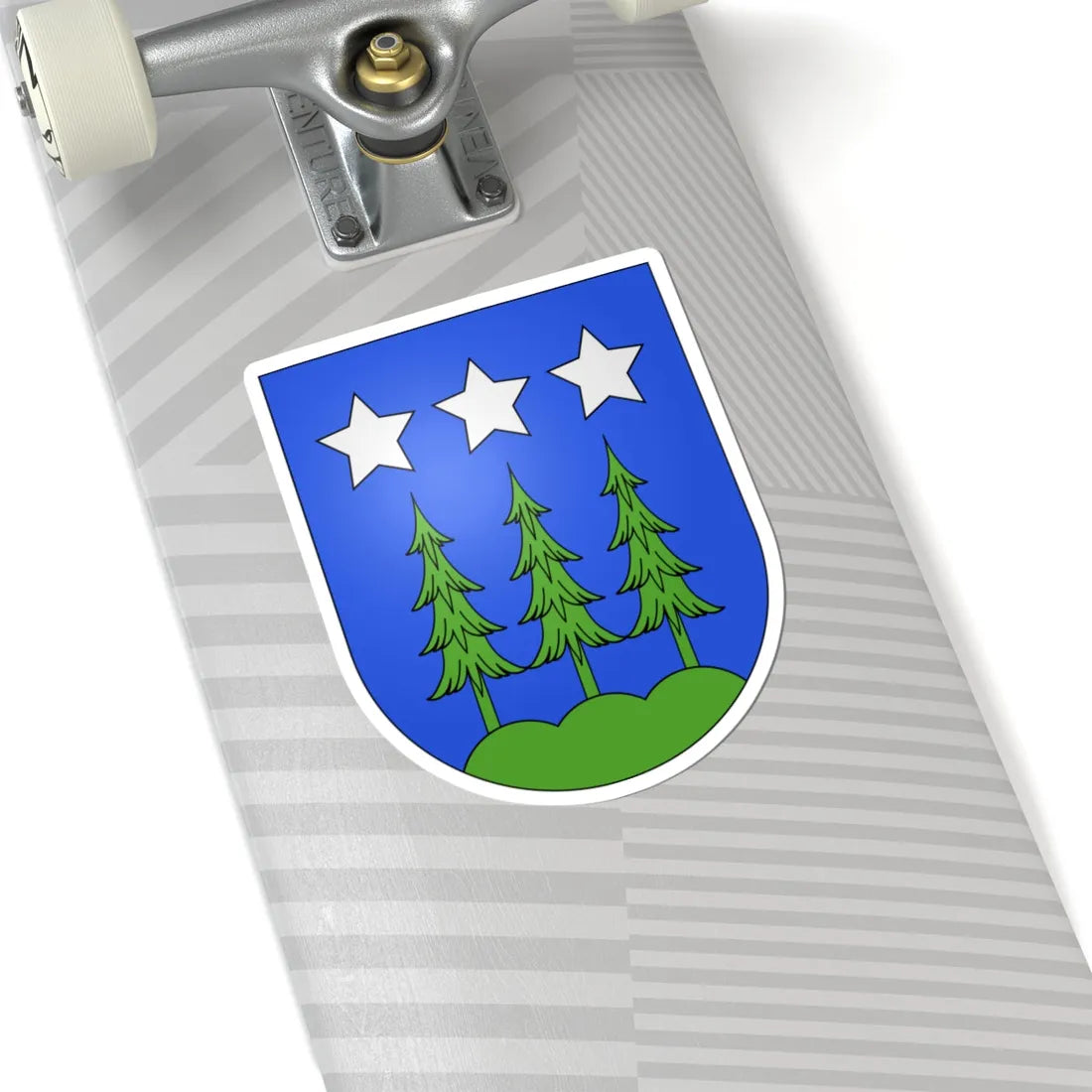 La Roche-coat of arms (Switzerland) (Coat of Arms) STICKER Vinyl Kiss-Cut Decal - The Sticker Space