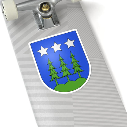 La Roche-coat of arms (Switzerland) (Coat of Arms) STICKER Vinyl Kiss-Cut Decal - The Sticker Space