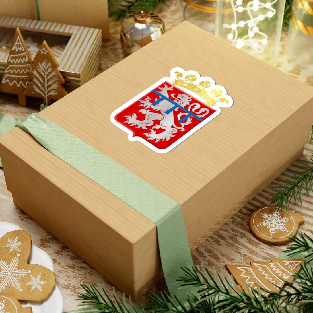 La Roche-en-Ardenne wapen (Belgium) (Coat of Arms) STICKER Vinyl Kiss-Cut Decal - The Sticker Space