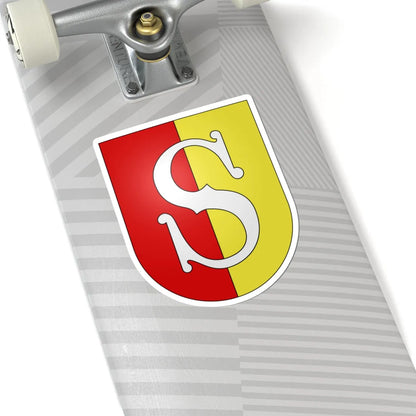 La Sarraz-coat of arms (Switzerland) (Coat of Arms) STICKER Vinyl Kiss-Cut Decal - The Sticker Space