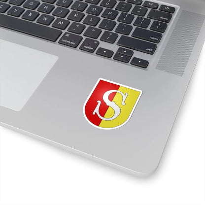 La Sarraz-coat of arms (Switzerland) (Coat of Arms) STICKER Vinyl Kiss-Cut Decal - The Sticker Space