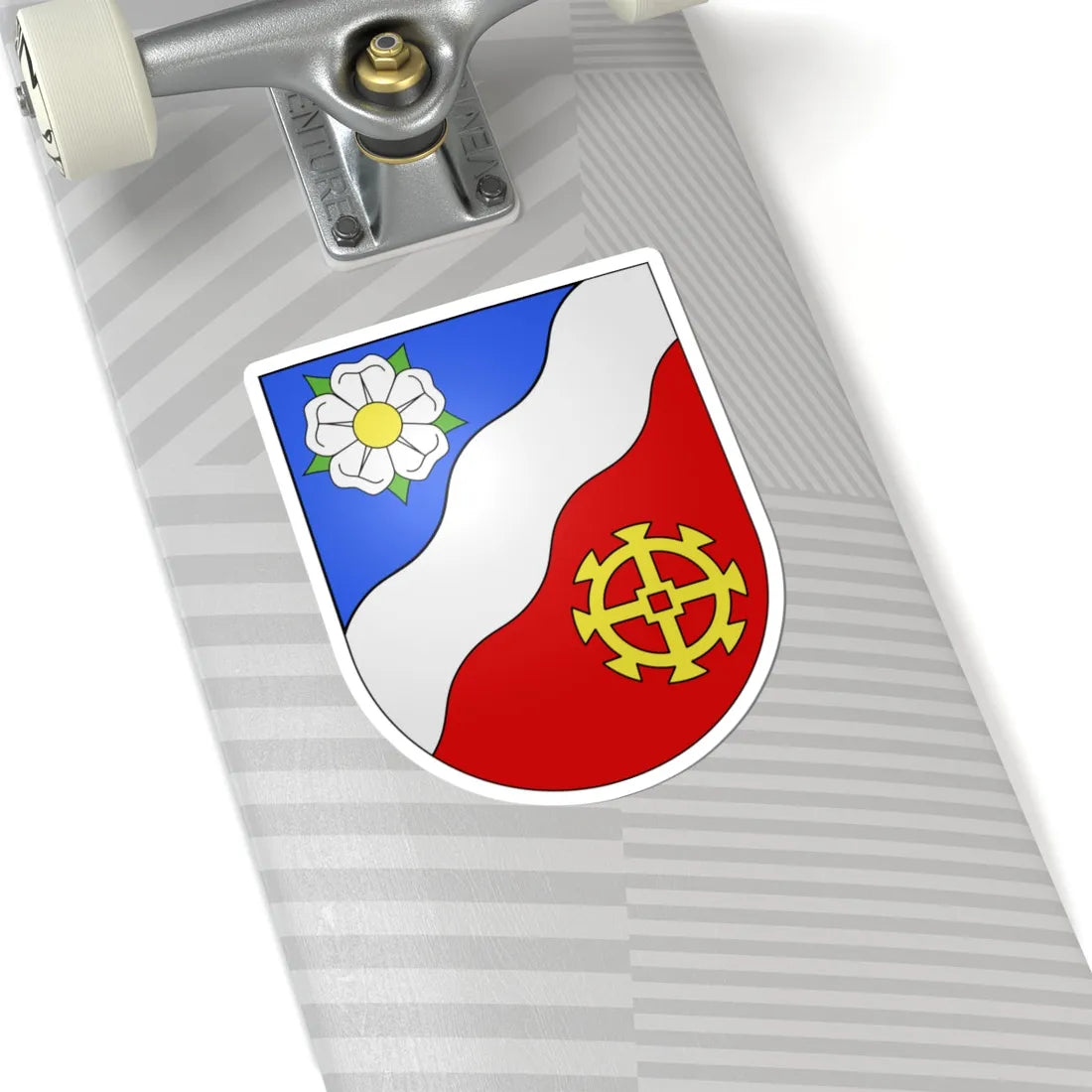 La Sonnaz-coat of arms (Switzerland) (Coat of Arms) STICKER Vinyl Kiss-Cut Decal - The Sticker Space