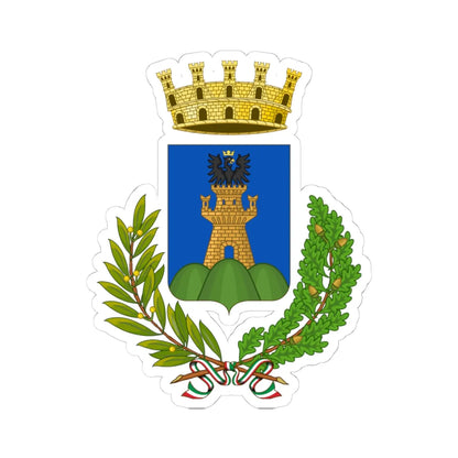 La Spezia-Stemma (Italy) (Coat of Arms) STICKER Vinyl Kiss-Cut Decal 4 Inch White - The Sticker Space