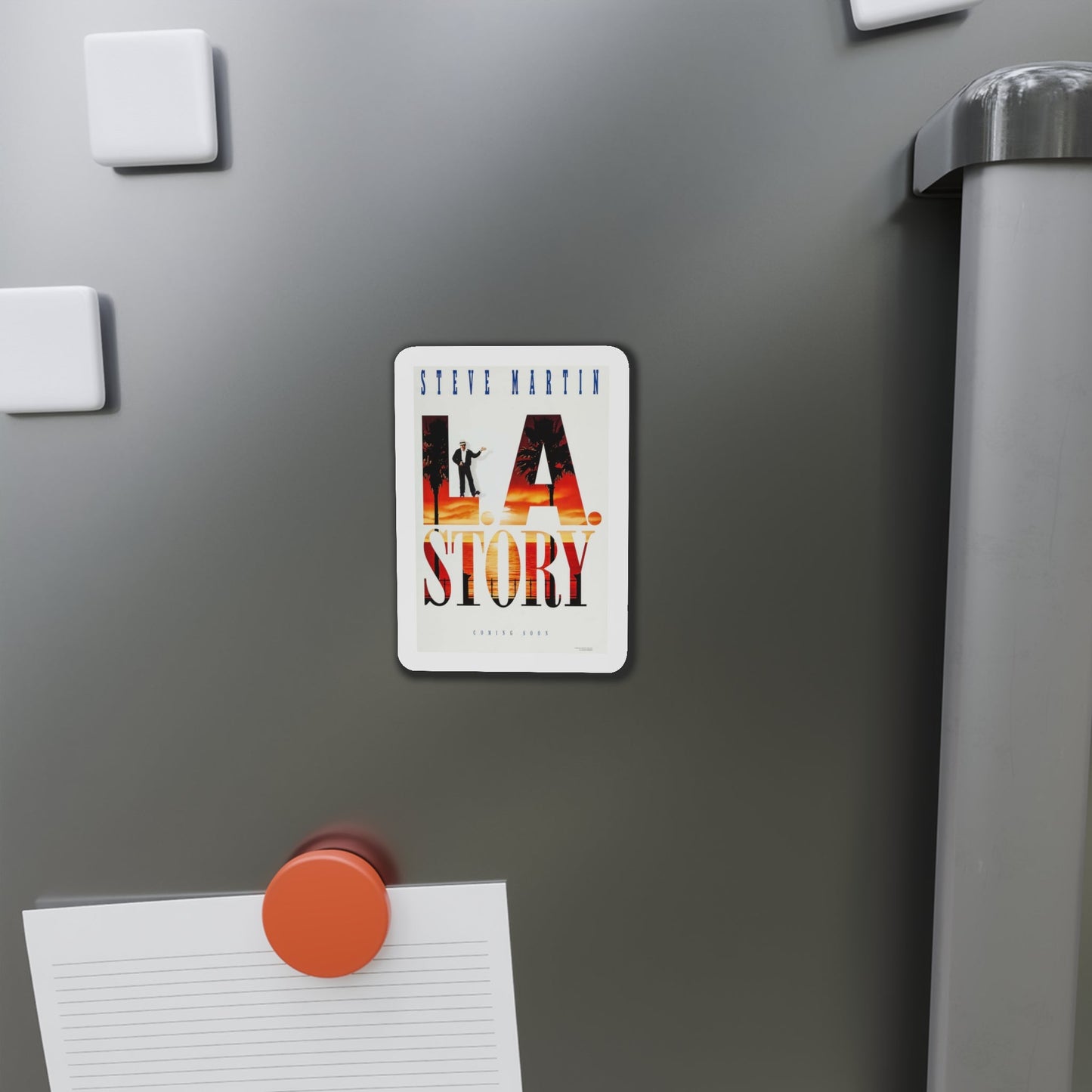 LA Story 1991 Movie Poster Die-Cut Magnet-The Sticker Space