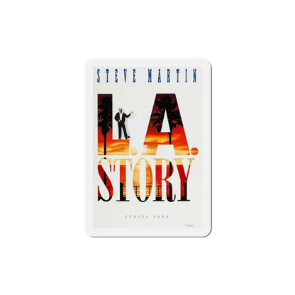 LA Story 1991 Movie Poster Die-Cut Magnet-5" x 5"-The Sticker Space