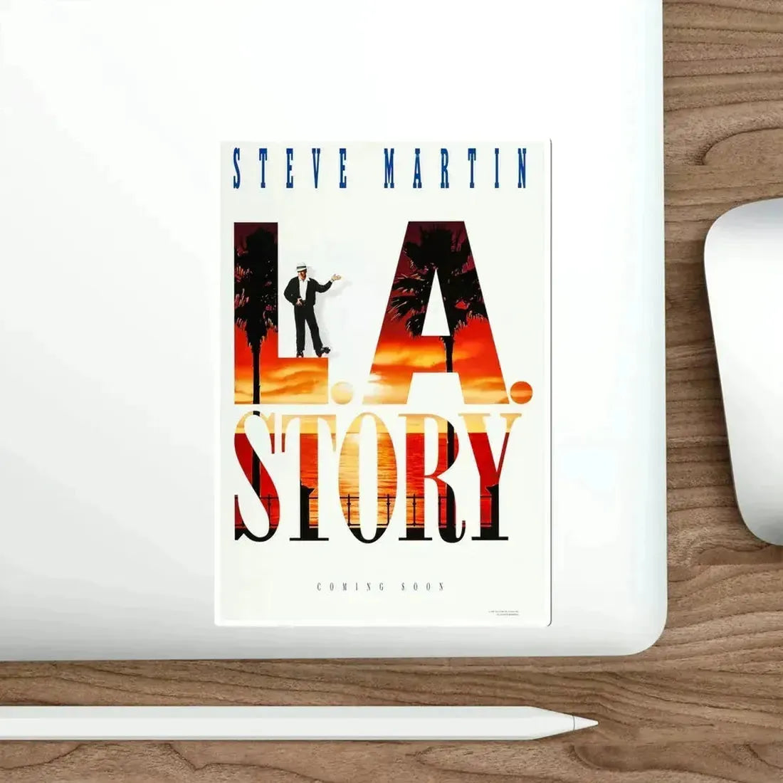 LA Story 1991 Movie Poster STICKER Vinyl Die-Cut Decal - The Sticker Space