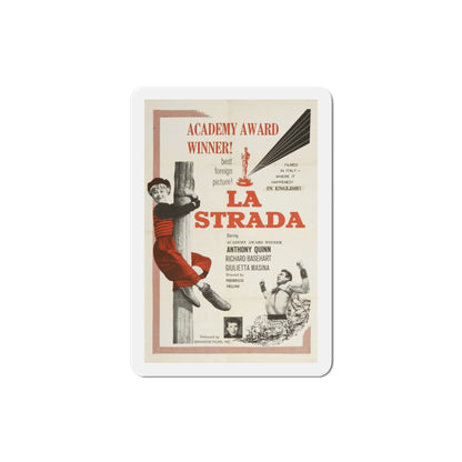 La Strada 1954 Movie Poster Die-Cut Magnet-3 Inch-The Sticker Space