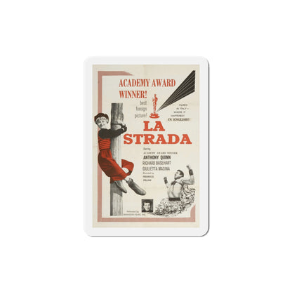 La Strada 1954 Movie Poster Die-Cut Magnet-4 Inch-The Sticker Space