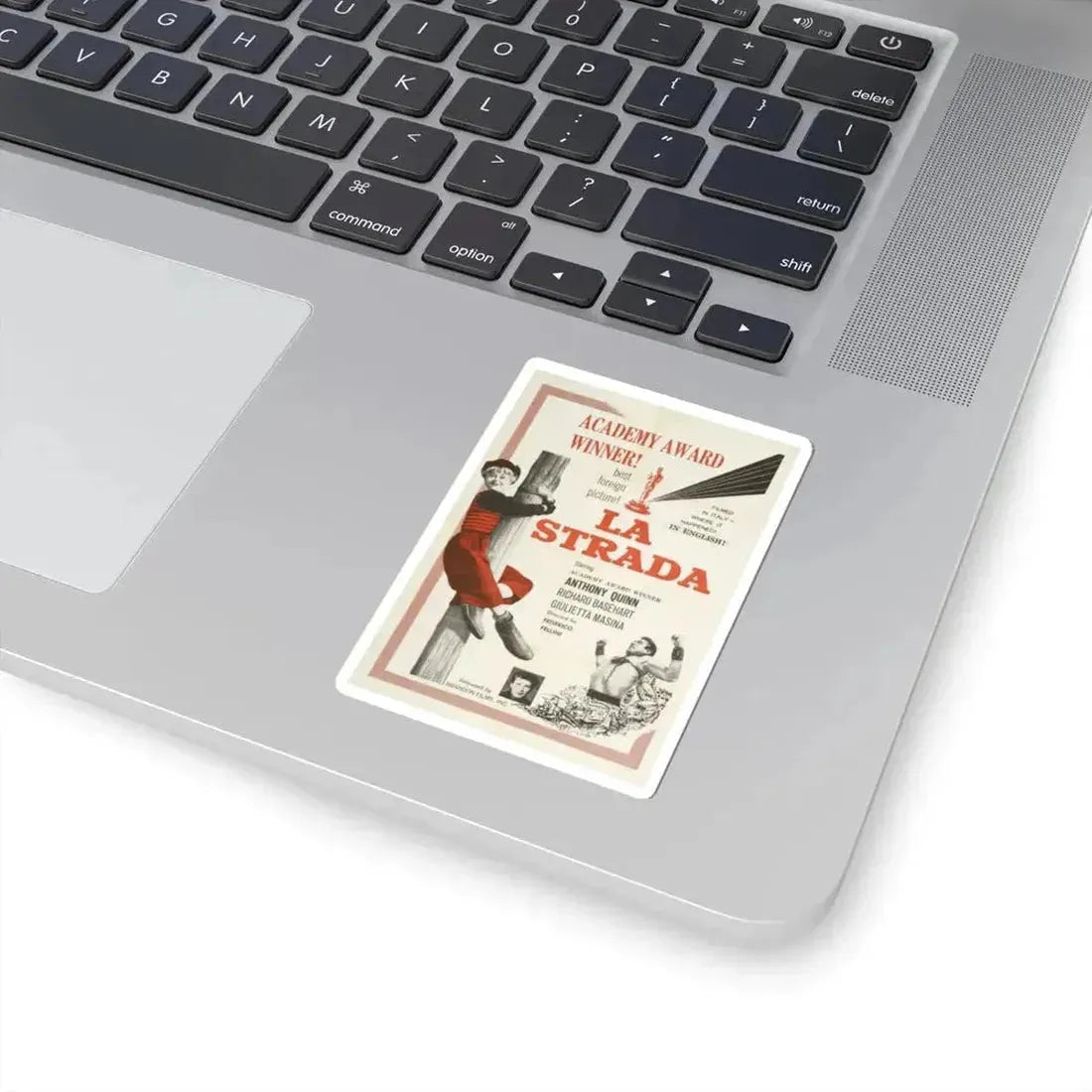 La Strada 1954 Movie Poster - STICKER Vinyl Kiss-Cut Decal - The Sticker Space