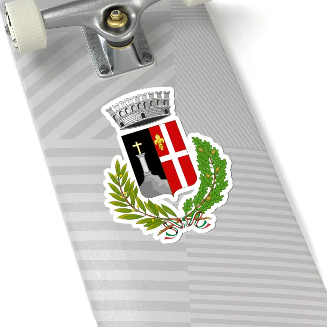 La Thuile Italia-Stemma Sodacan (Italy) (Coat of Arms) STICKER Vinyl Kiss-Cut Decal - The Sticker Space