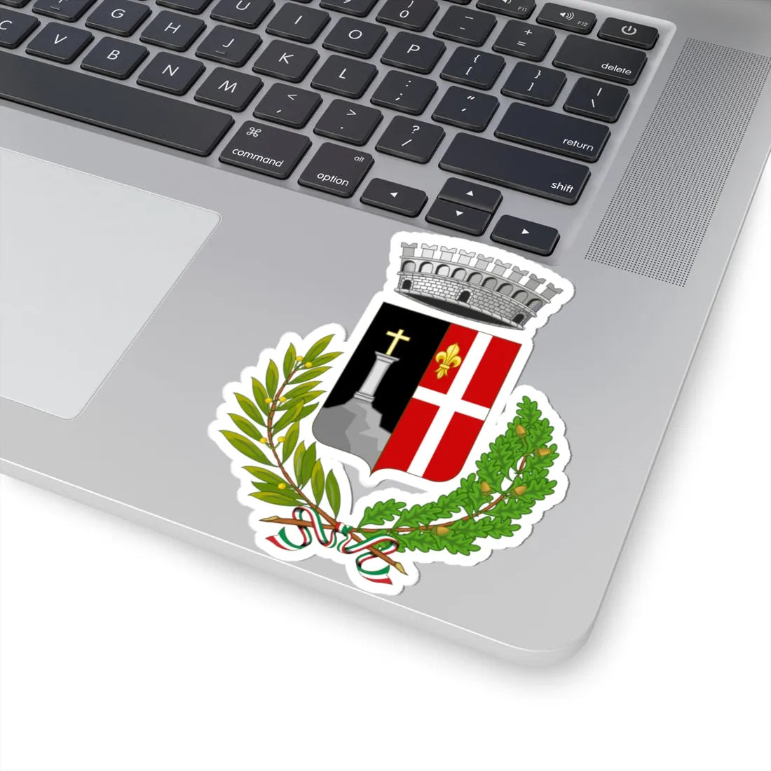 La Thuile Italia-Stemma Sodacan (Italy) (Coat of Arms) STICKER Vinyl Kiss-Cut Decal - The Sticker Space