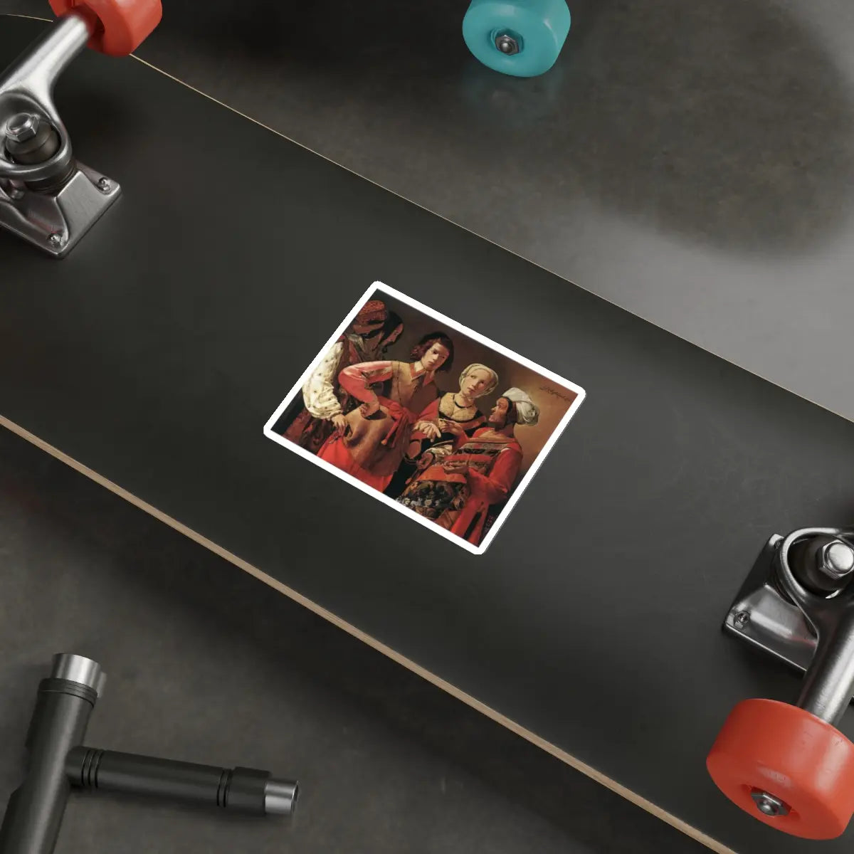 SKU:26366243518201880306 Sticker types:White Shape:Die-Cut Sizes:4" × 4"