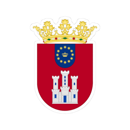 La Vega Old Shield (Costa Rica) (Coat of Arms) STICKER Vinyl Kiss-Cut Decal 3 Inch White - The Sticker Space