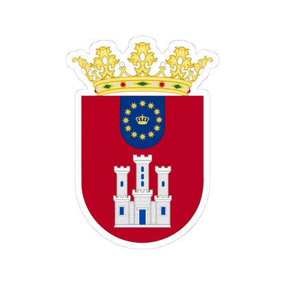 La Vega Old Shield (Costa Rica) (Coat of Arms) STICKER Vinyl Kiss-Cut Decal 4 Inch White - The Sticker Space