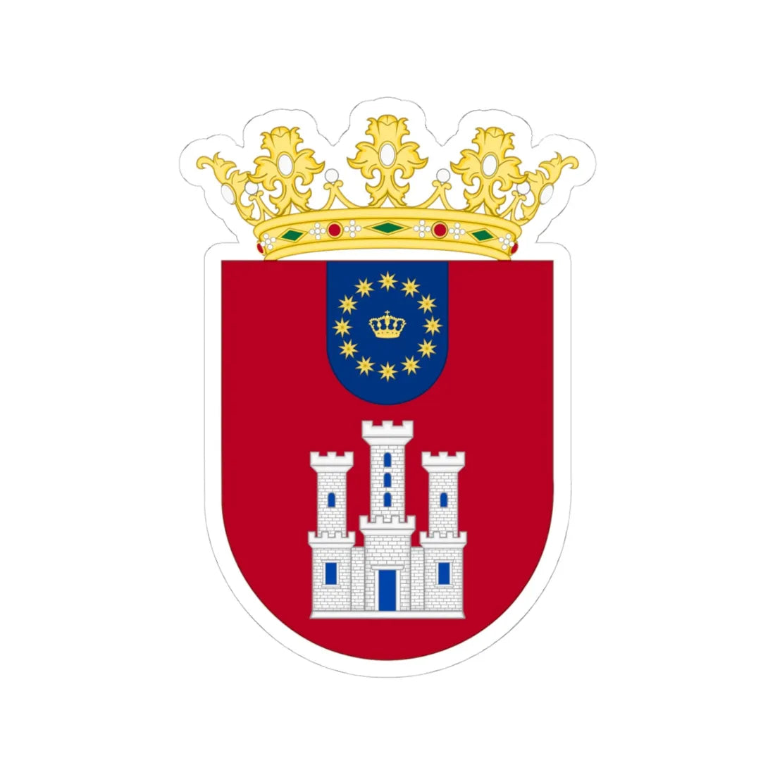 La Vega Old Shield (Costa Rica) (Coat of Arms) STICKER Vinyl Kiss-Cut Decal - The Sticker Space