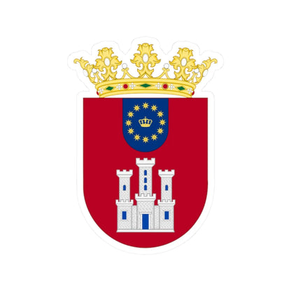 La Vega Old Shield (Dominica) (Coat of Arms) STICKER Vinyl Kiss-Cut Decal 2 Inch White - The Sticker Space